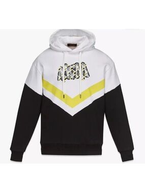 NWT! MCM Unisex Sommer Cubic Colorblock Logo Hoodie